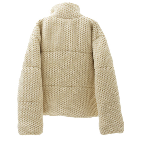 Bonsai Knit Puffer Jacket Butter OT007 Degli Uberti